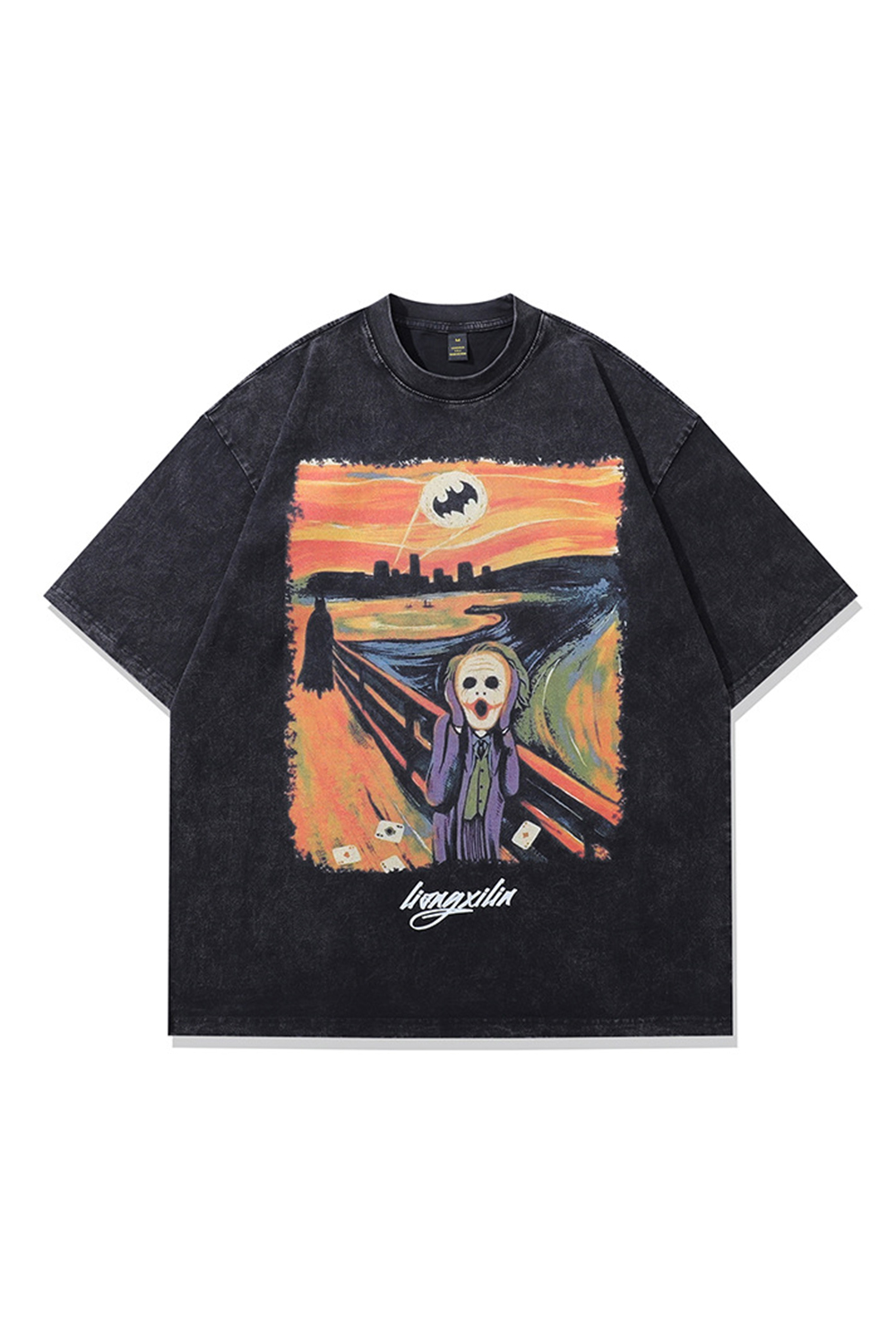 Skull Graffiti Vacation Street Tee For Men
