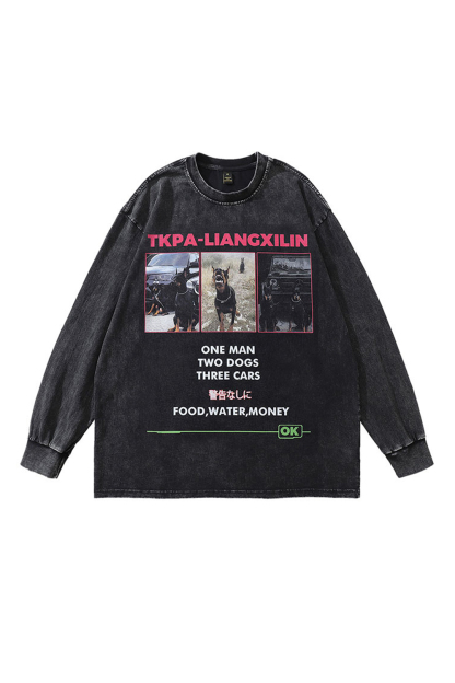 Dog Vacation Street Sweatshirt For Men