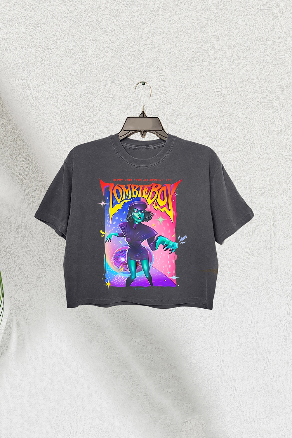 Lady Gaga Mayhem Ball Tour Crop Tee For Women