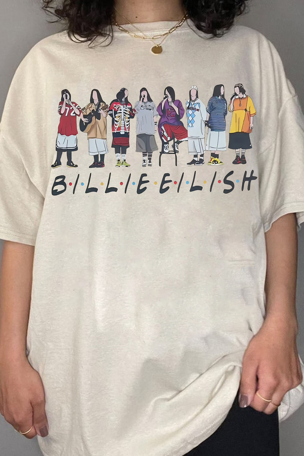 Billie Eilish Cute Merch Tee For Women