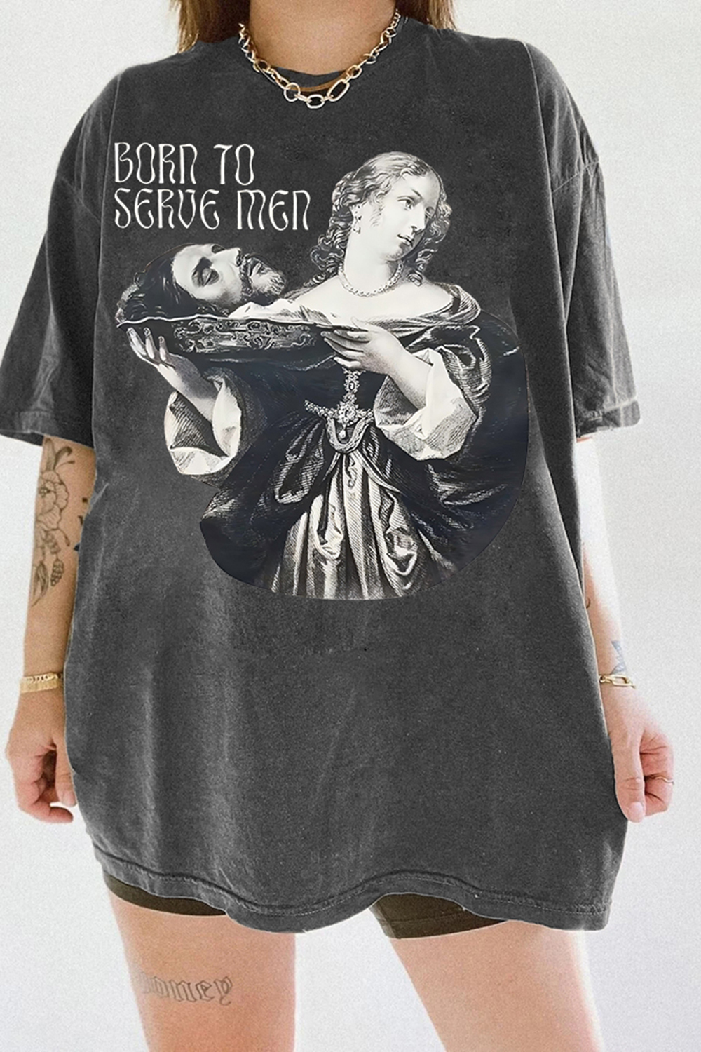 Born to Serve Feminist Tee For Women