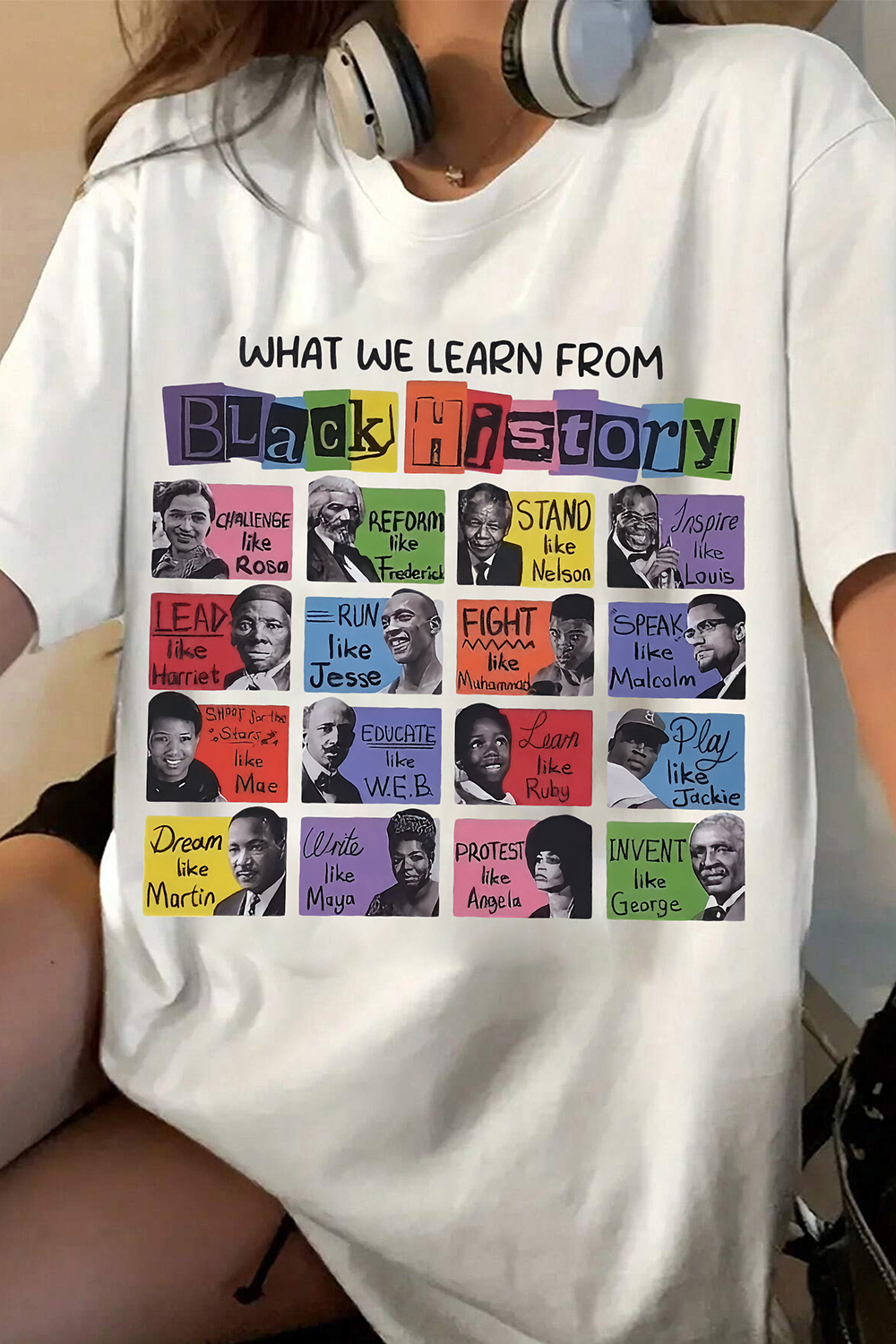 Black History Legends Tee For Women