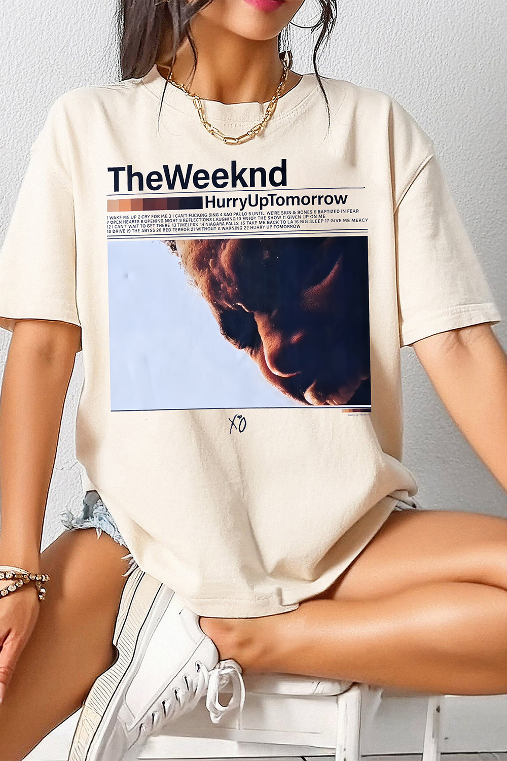 The Weeknd Hurry Up Tomorrow Graphic Tee For Women