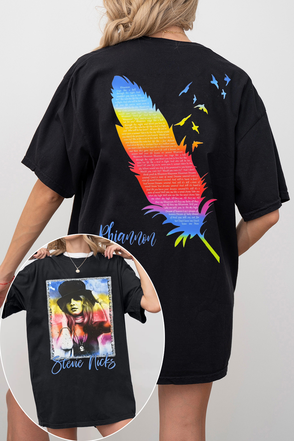 Fleetwood Mac Rhiannon Stevie Nicks Concert Tee For Women
