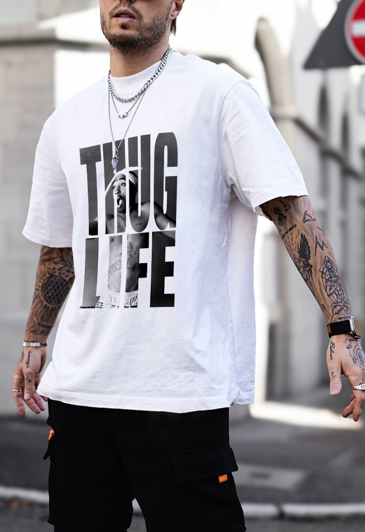 Thug Life Tupac Tee For Men