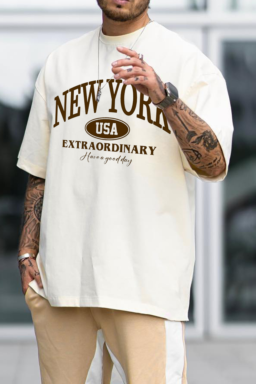 Loose Printed T-Shirt For Men