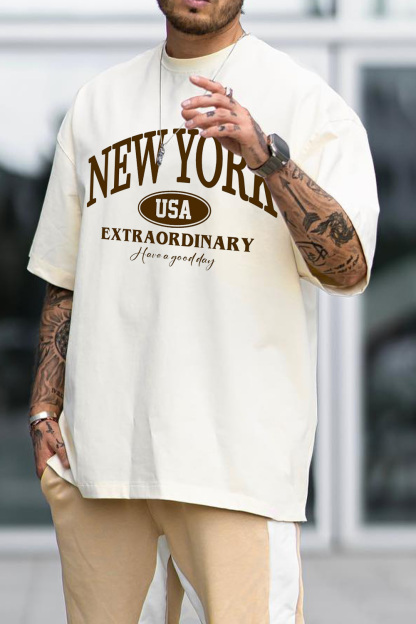 Loose Printed T-Shirt For Men