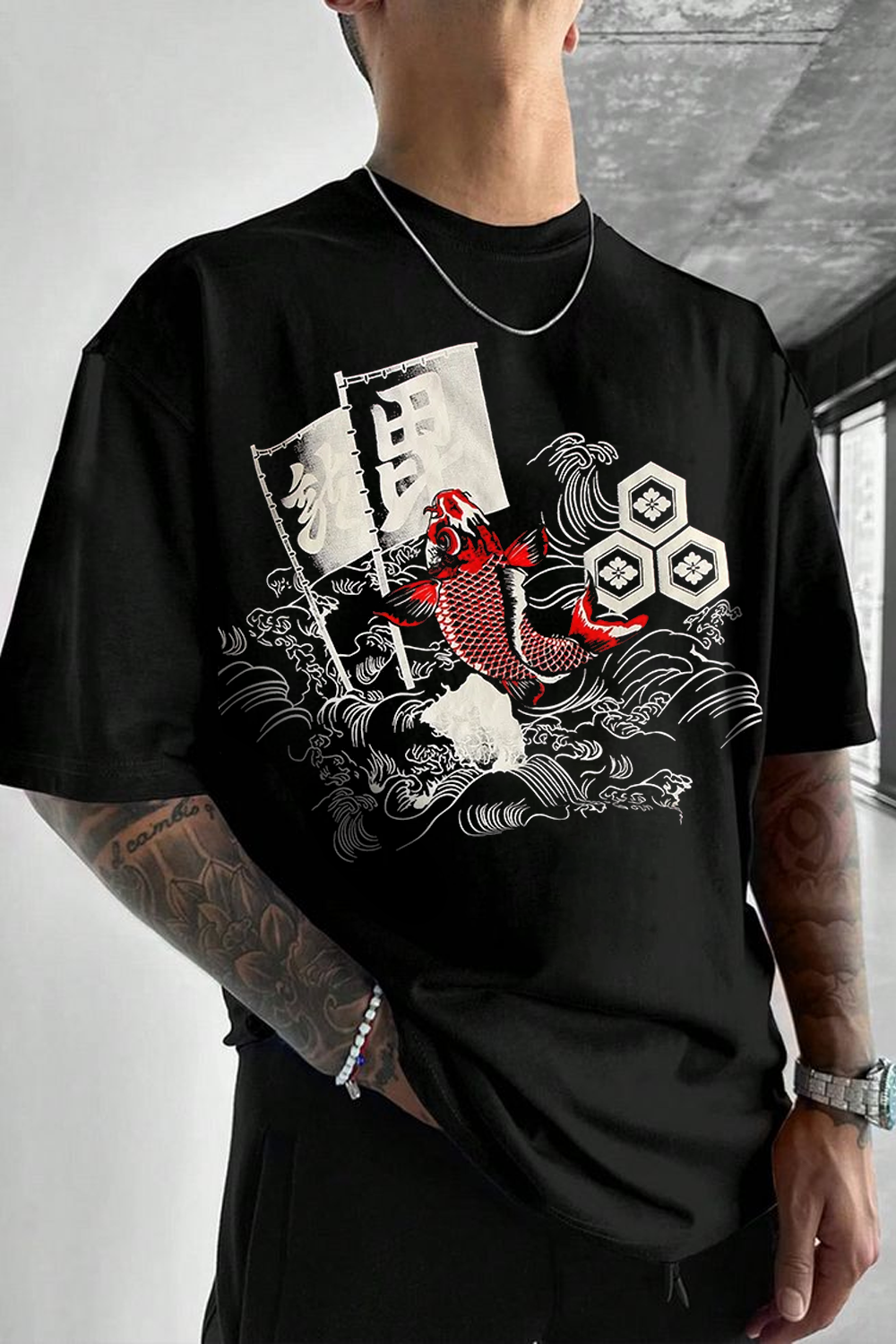 Japan Tokyo Print Short Sleeve T-Shirt For Men