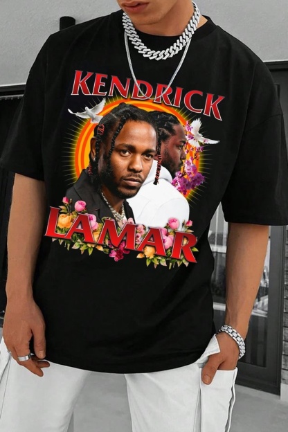 Letter Graphic T-Shirt Tee for Men