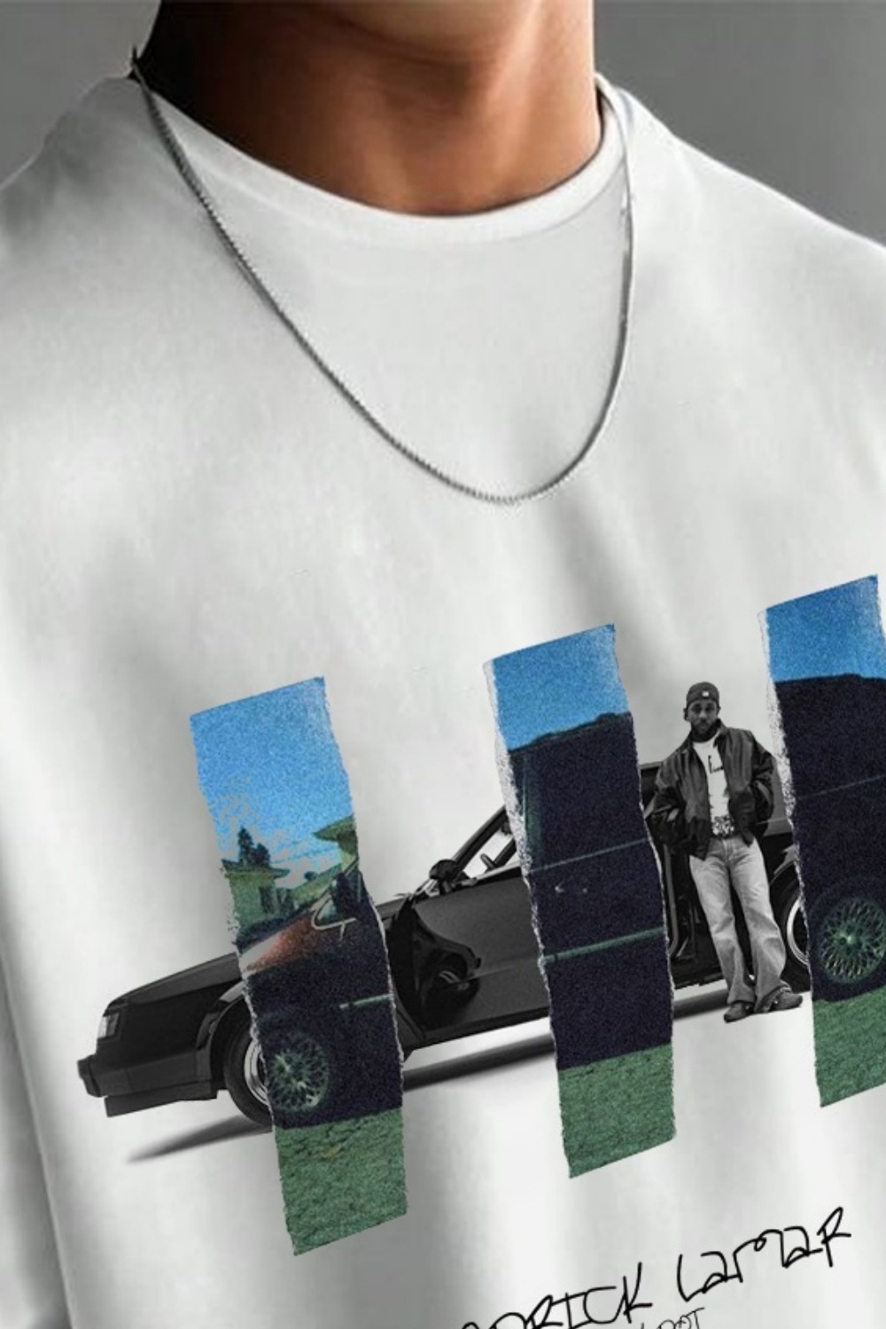 Car Graphic T-Shirt Tee for Men