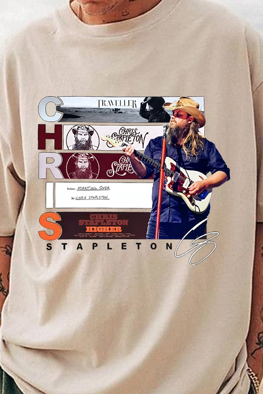 Chris Stapleton Album Tee For Men