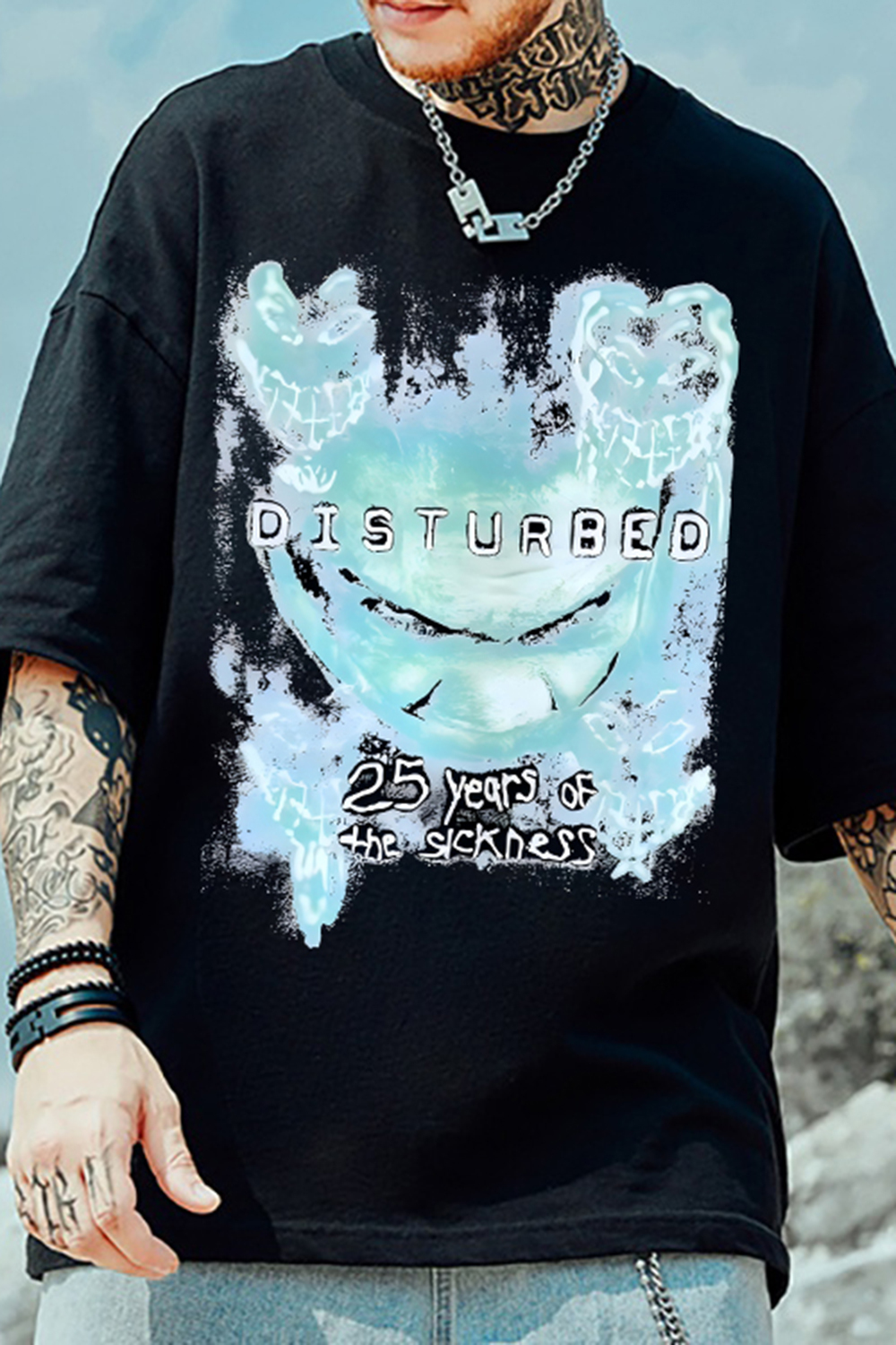 Disturbed Band Tour Tee For Men