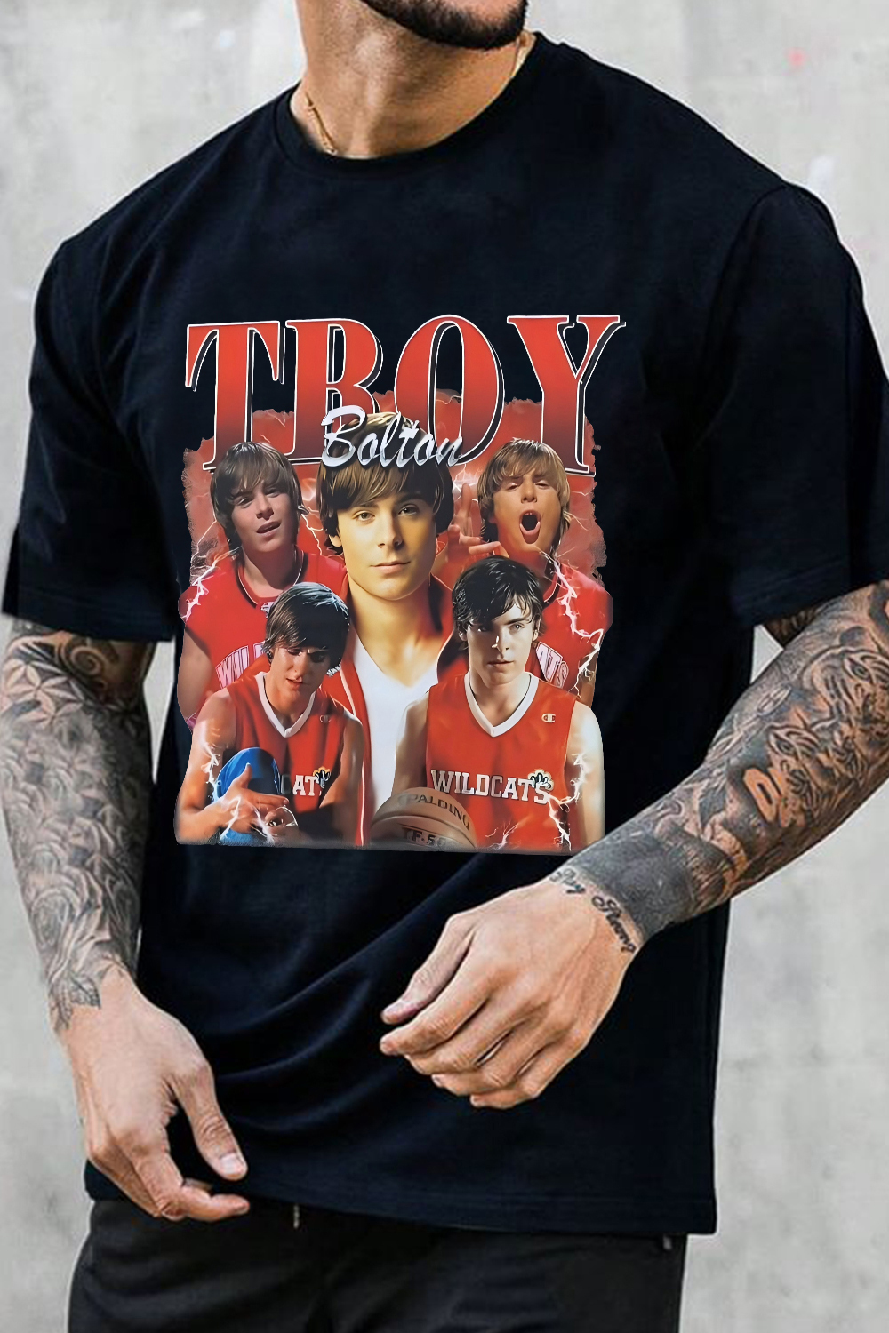 High School Musical Troy Bolton Graphic Tee For Men