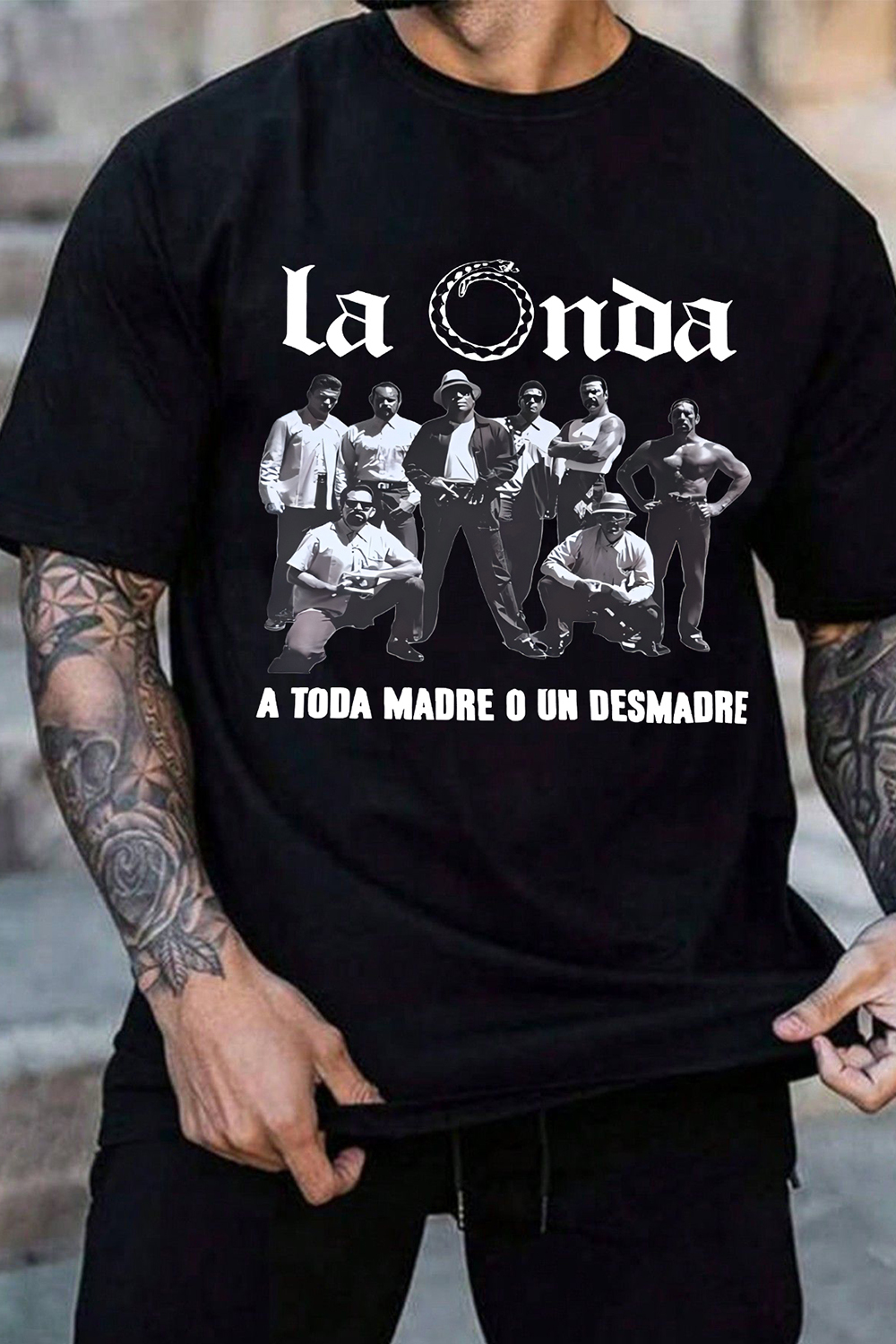 La Onda Blood In Blood Out Vatos Locos Tee For Men