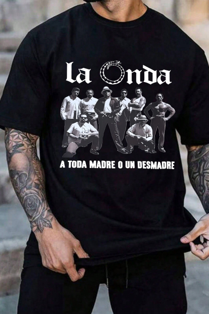 La Onda Blood In Blood Out Vatos Locos Tee For Men