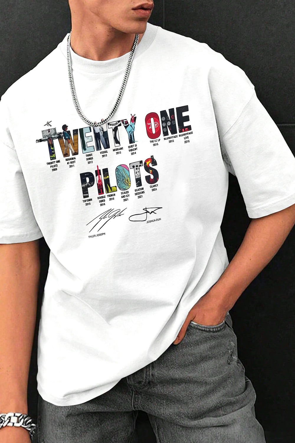 Twenty One Pilots Albums Tee For Men