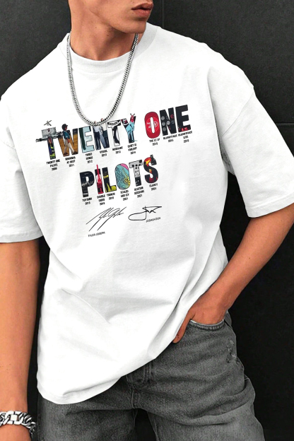 Twenty One Pilots Albums Tee For Men