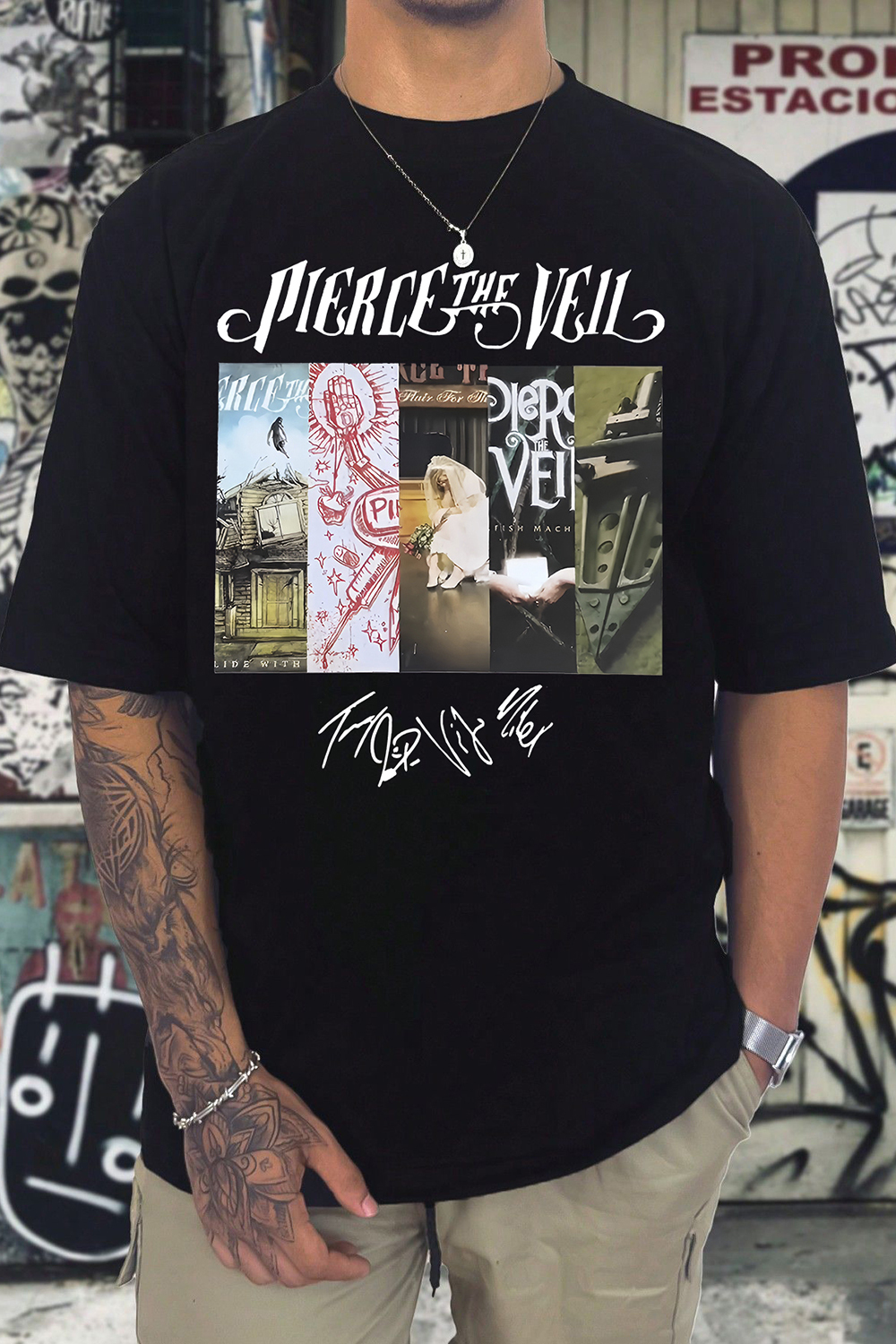 Pierce The Veil Album Tee For Men