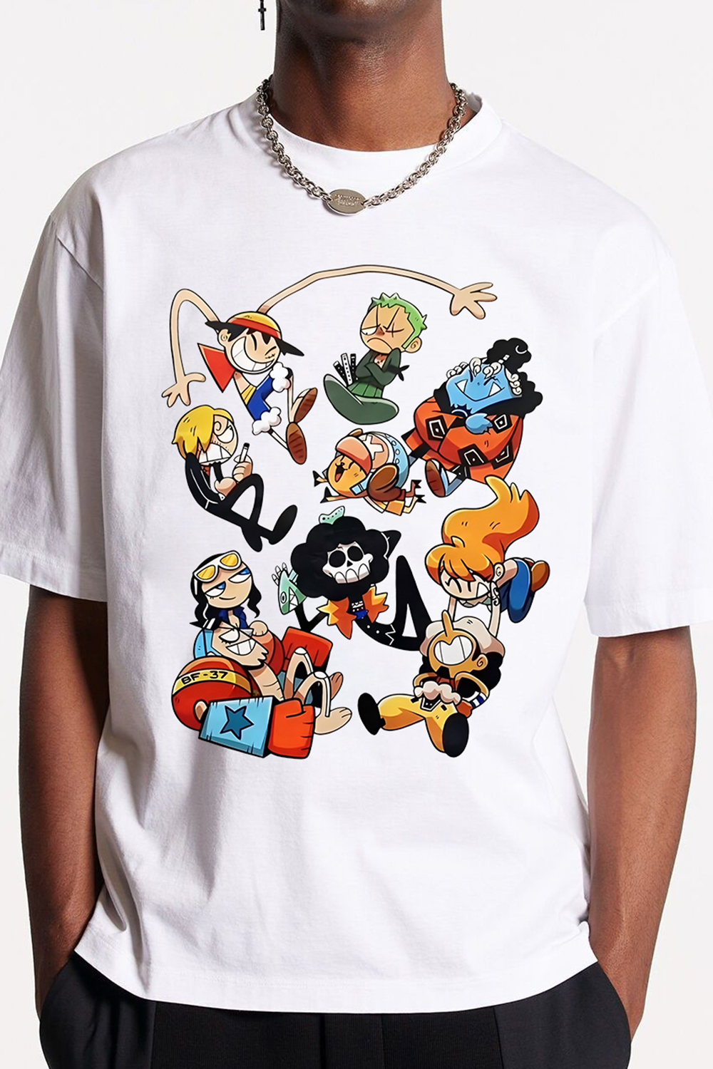 One Piece Characters Tee For Men