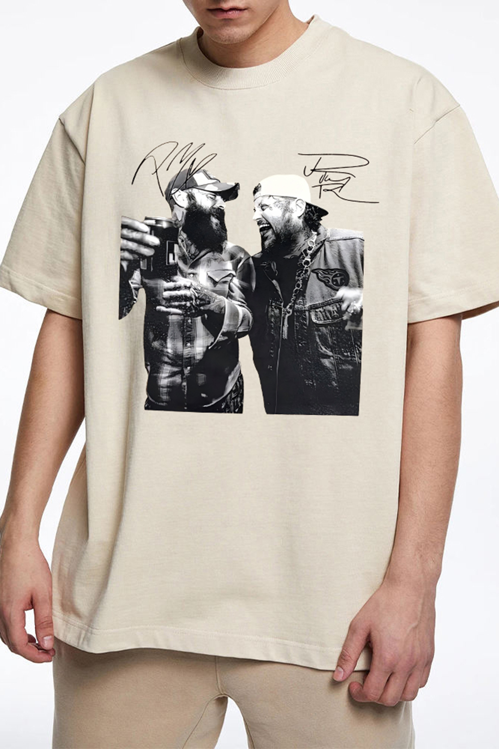 Post Malone Jelly Roll Tour Tee For Men