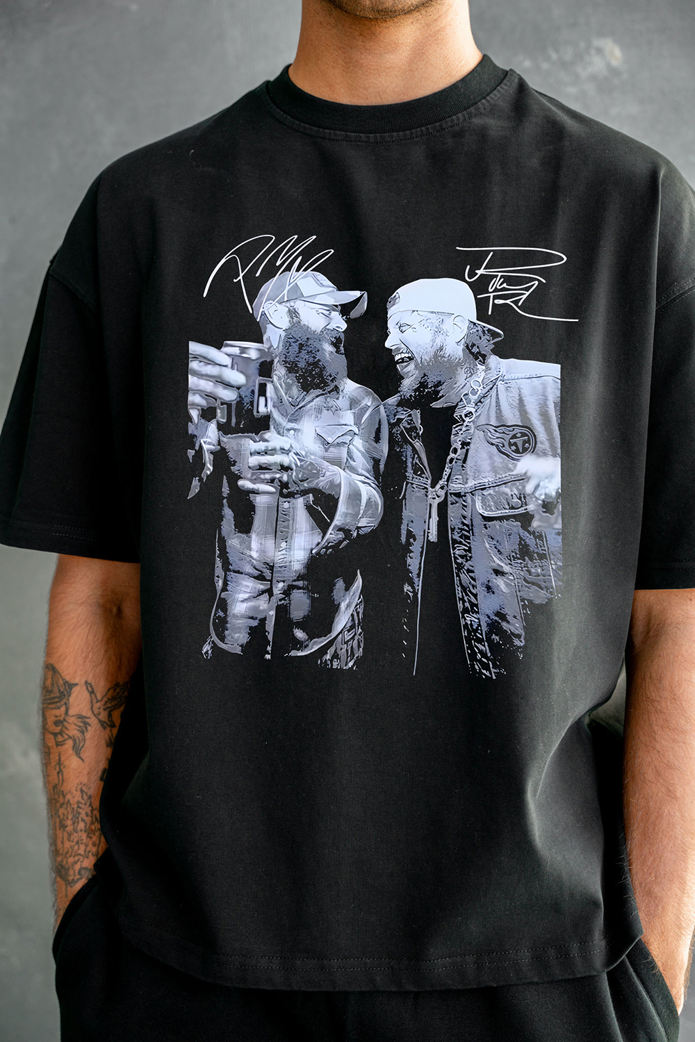 Post Malone Jelly Roll Tour Tee For Men
