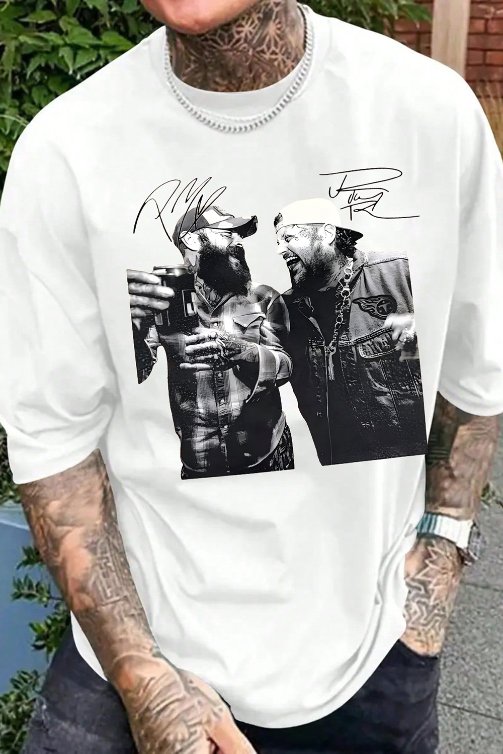Post Malone Jelly Roll Tour Tee For Men