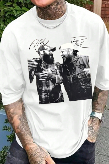 Post Malone Jelly Roll Tour Tee For Men