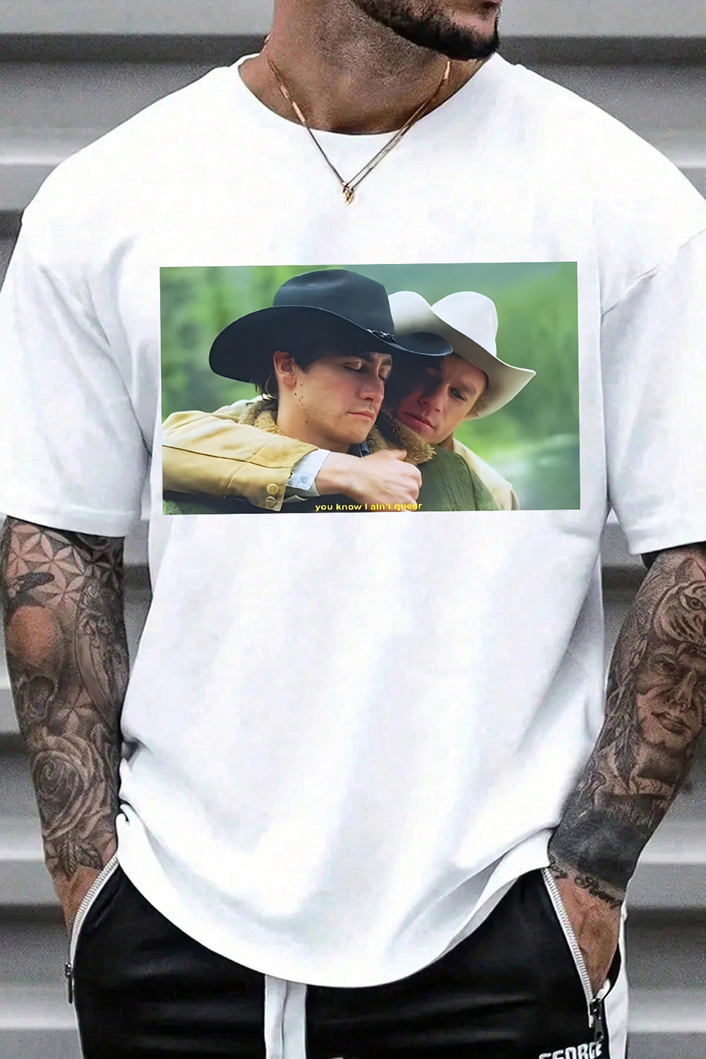 Brokeback Moutain Graphic LGBT Tee For Men