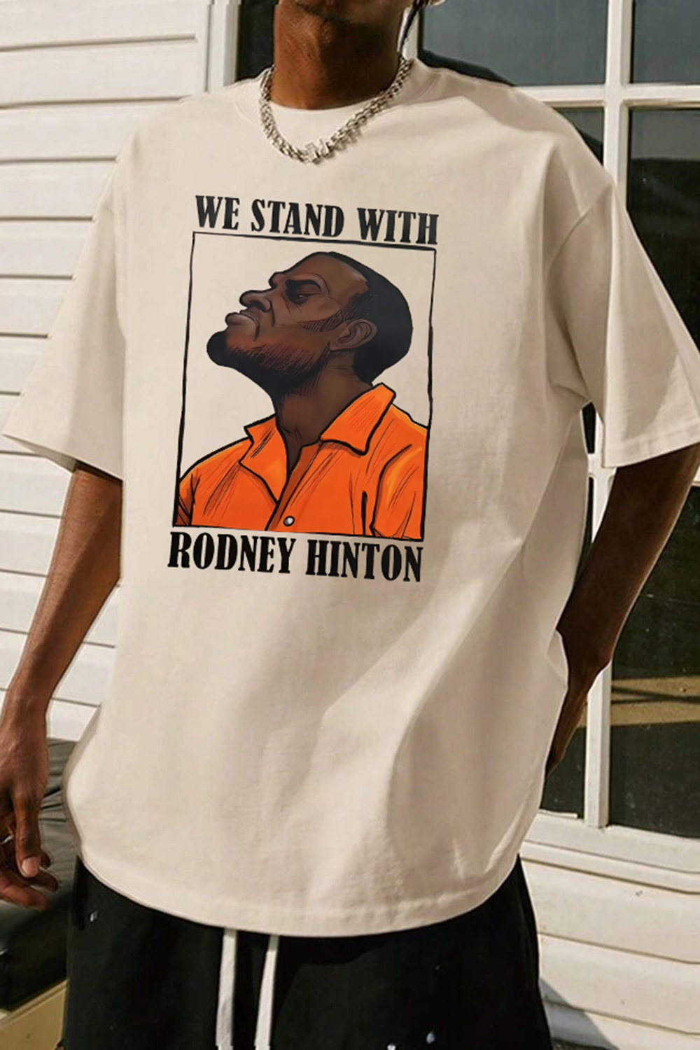 We Stand With Rodney Hinton Tee For Men