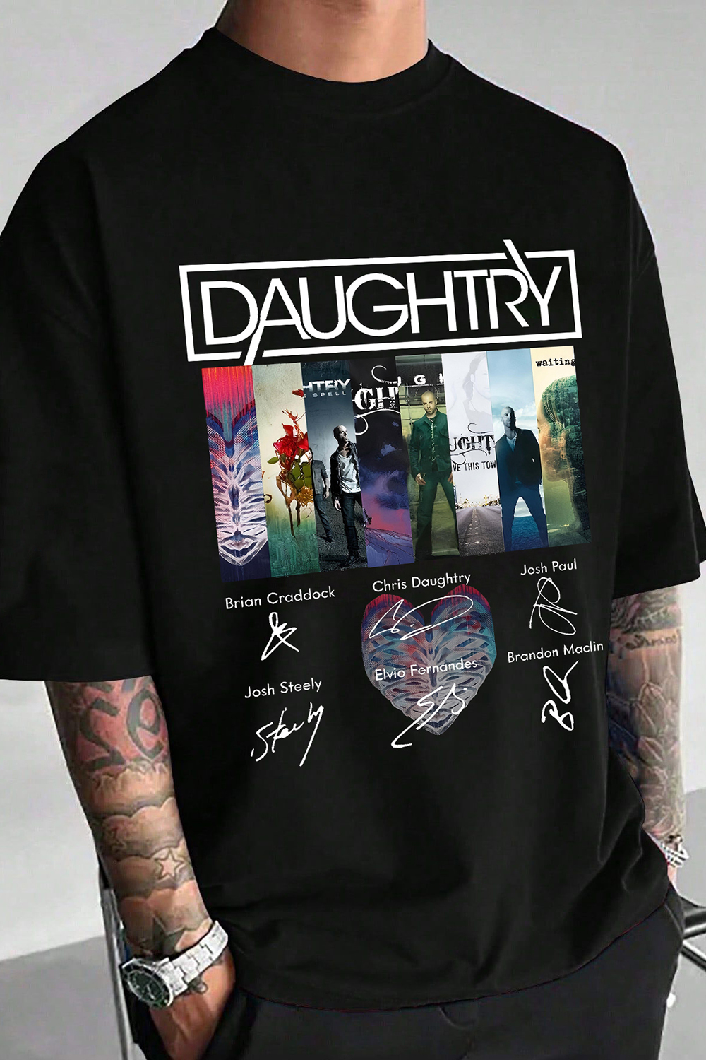 Daughtry Album Tee For Men