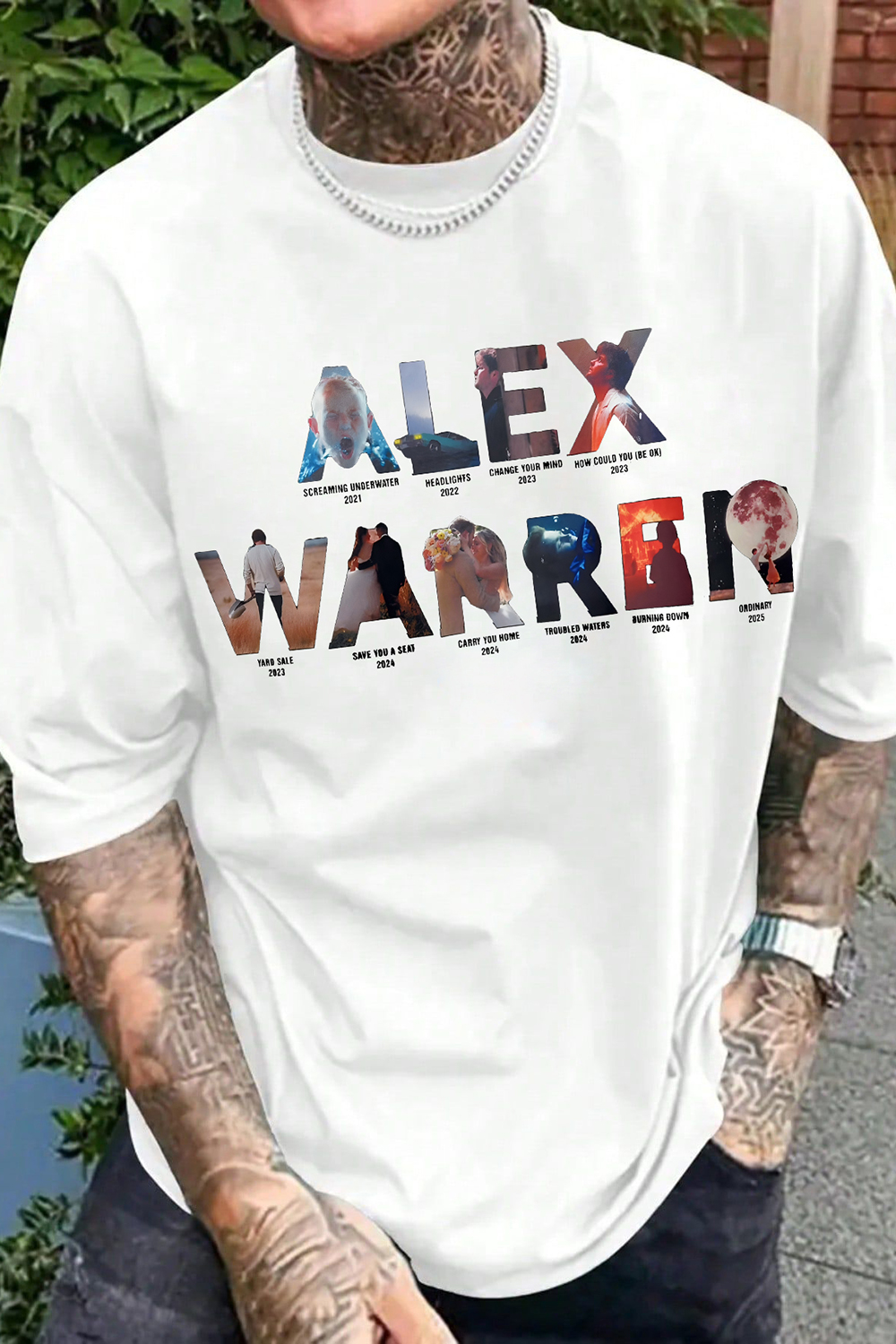 Alex Warren Songs Tee For Men