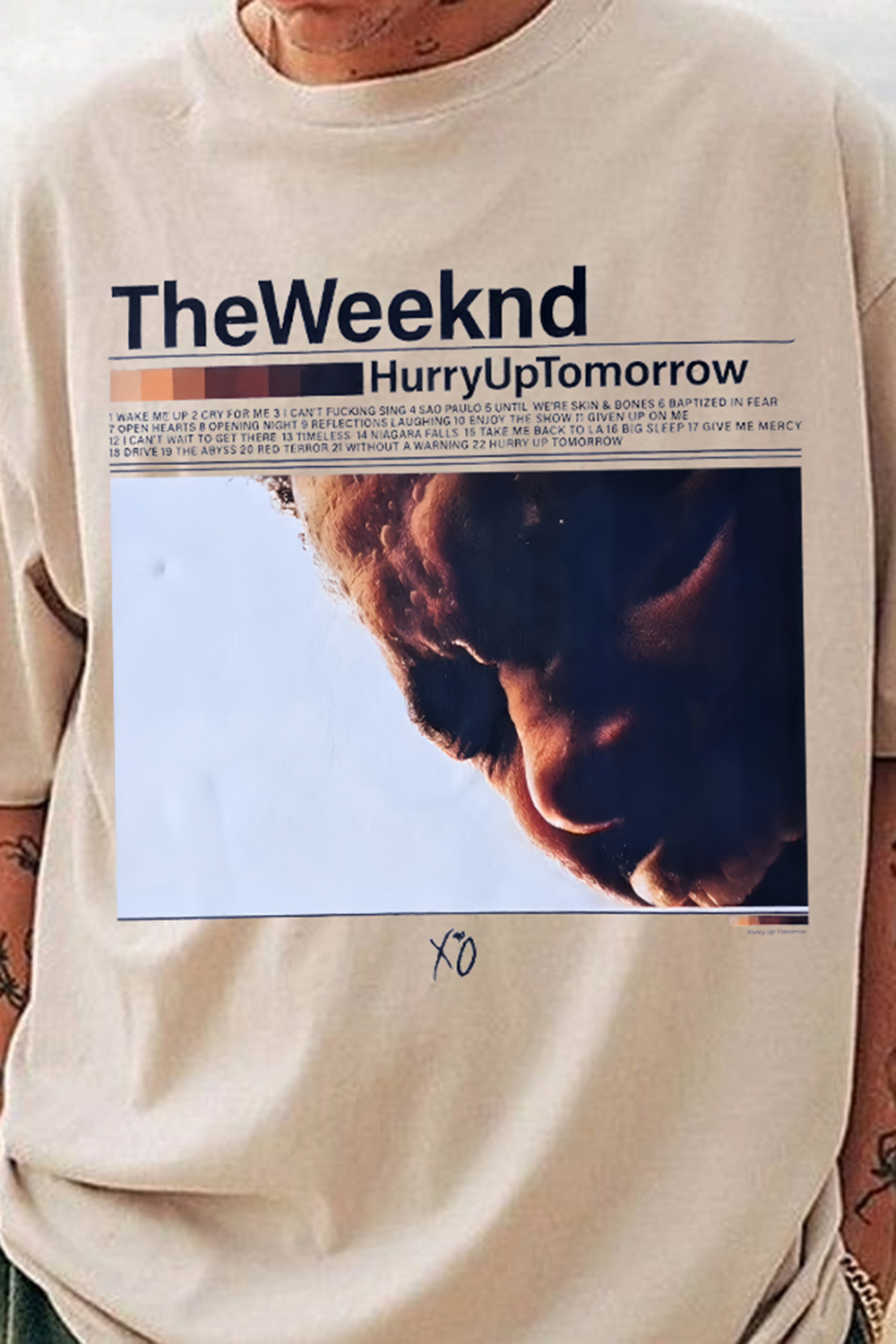 The Weeknd Hurry Up Tomorrow Graphic Tee For Men