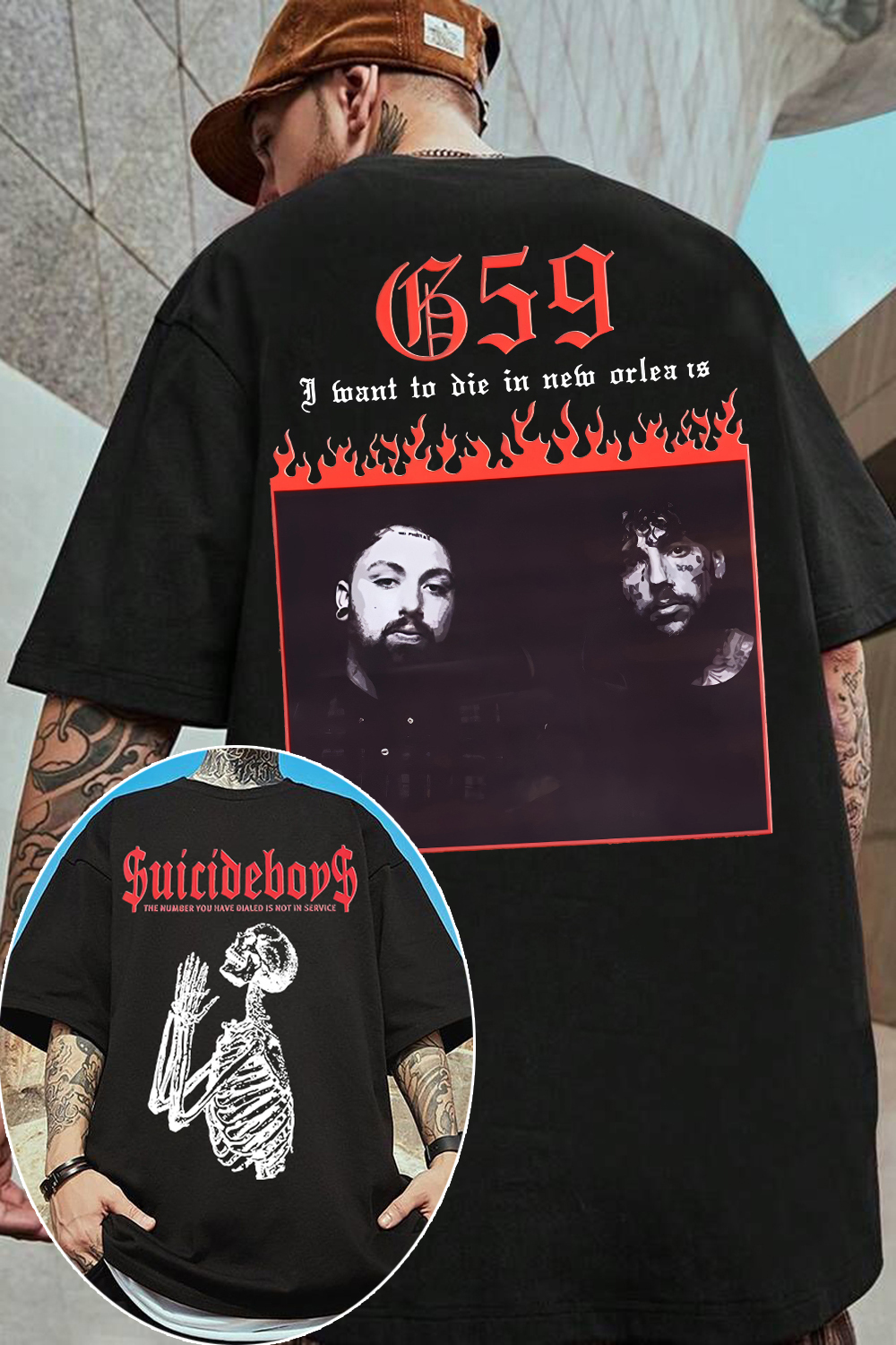Greyday25 $uicideboy$ Album Tee For Men