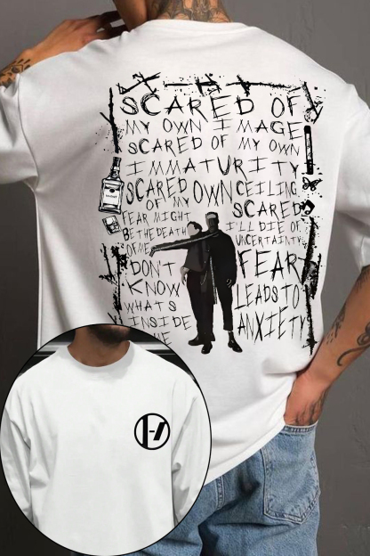 Scared Twenty One Pilots Tee For Men