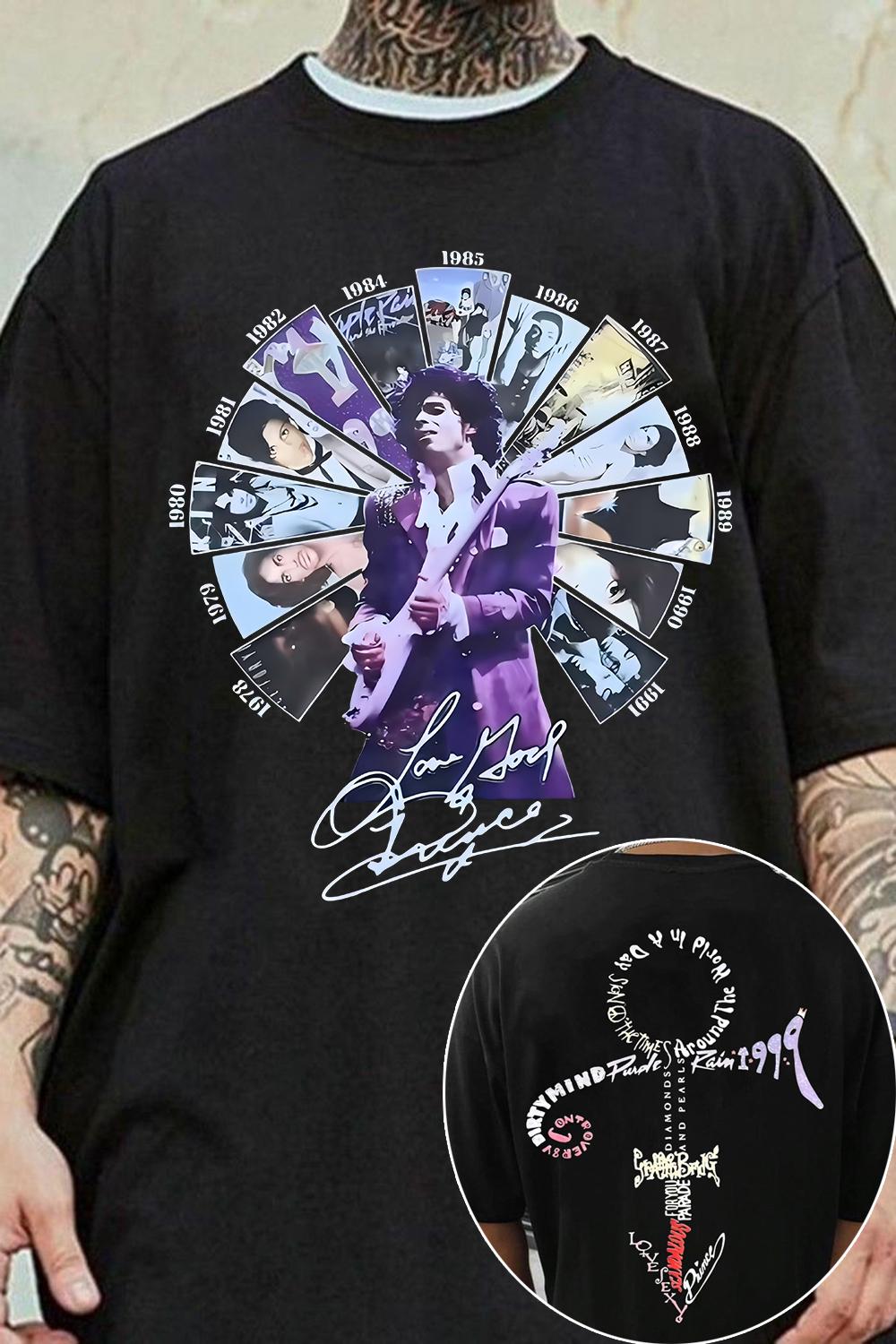Prince Purple Rain Tee For Men