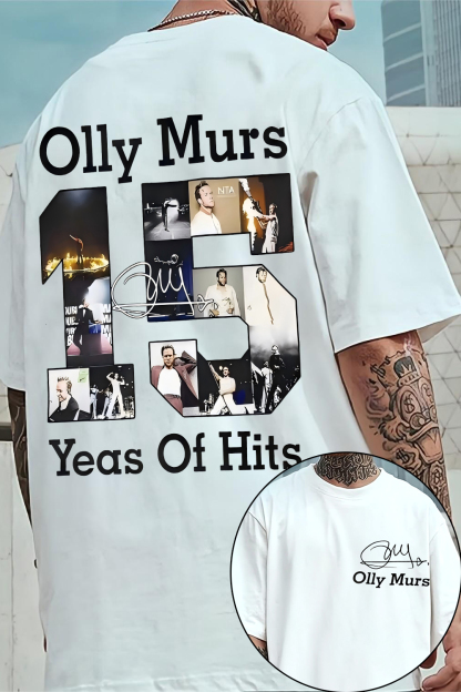 Olly Murs 15 Year of Hits Tee For Men