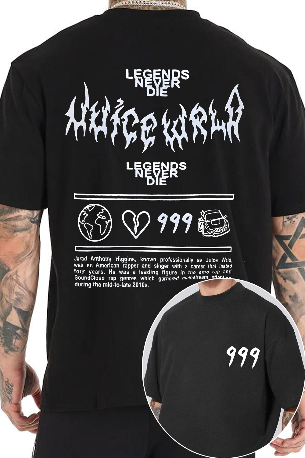 Juice Wrld 999 Tee For Men