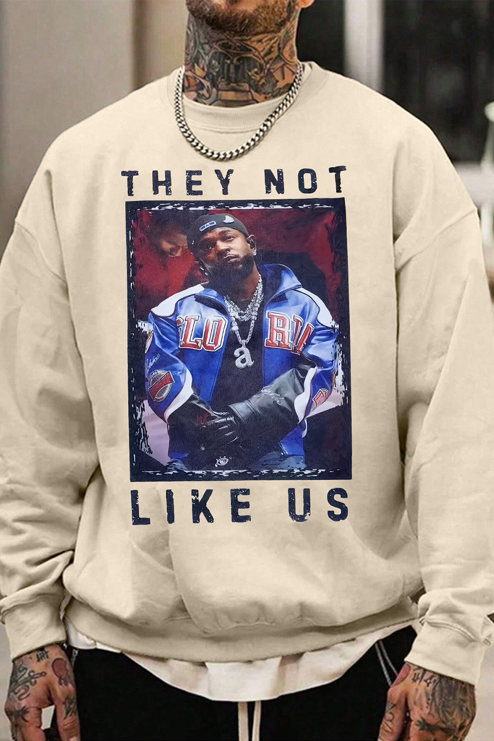 Kendrick They Not Like Us Graphic Sweatshirt For Men