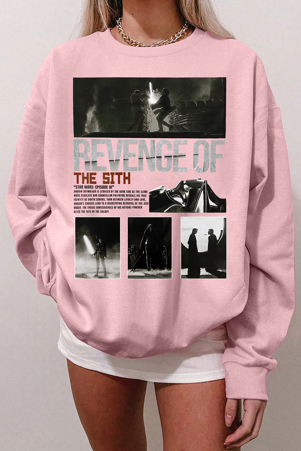 20th Anniversary Movie Revenge of the Sith Sweatshirt For Women