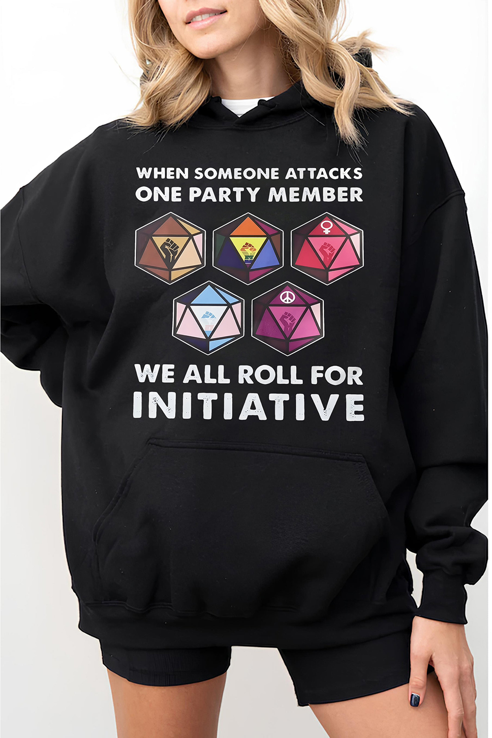Dungeons and Dragons Roll for Initiative Hoodie For Women