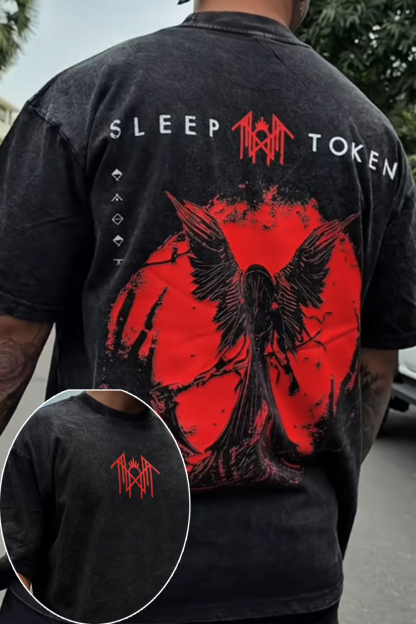 Sleep Token Washed Tee For Men