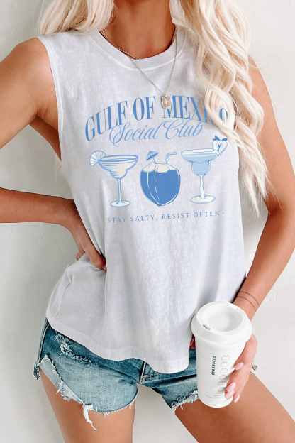 Gulf of Mexico Social Club Tank Tee For Women