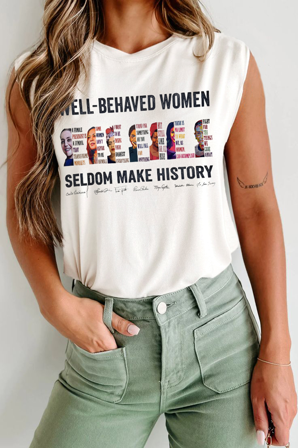 The First Madam Women Power Tank Tee For Women