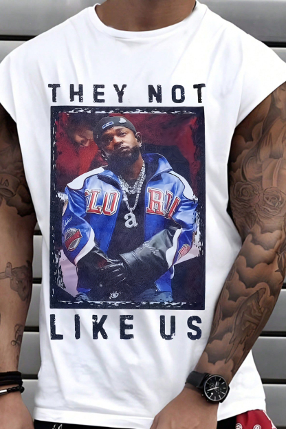 Kendrick They Not Like Us Graphic Tank Tee For Men