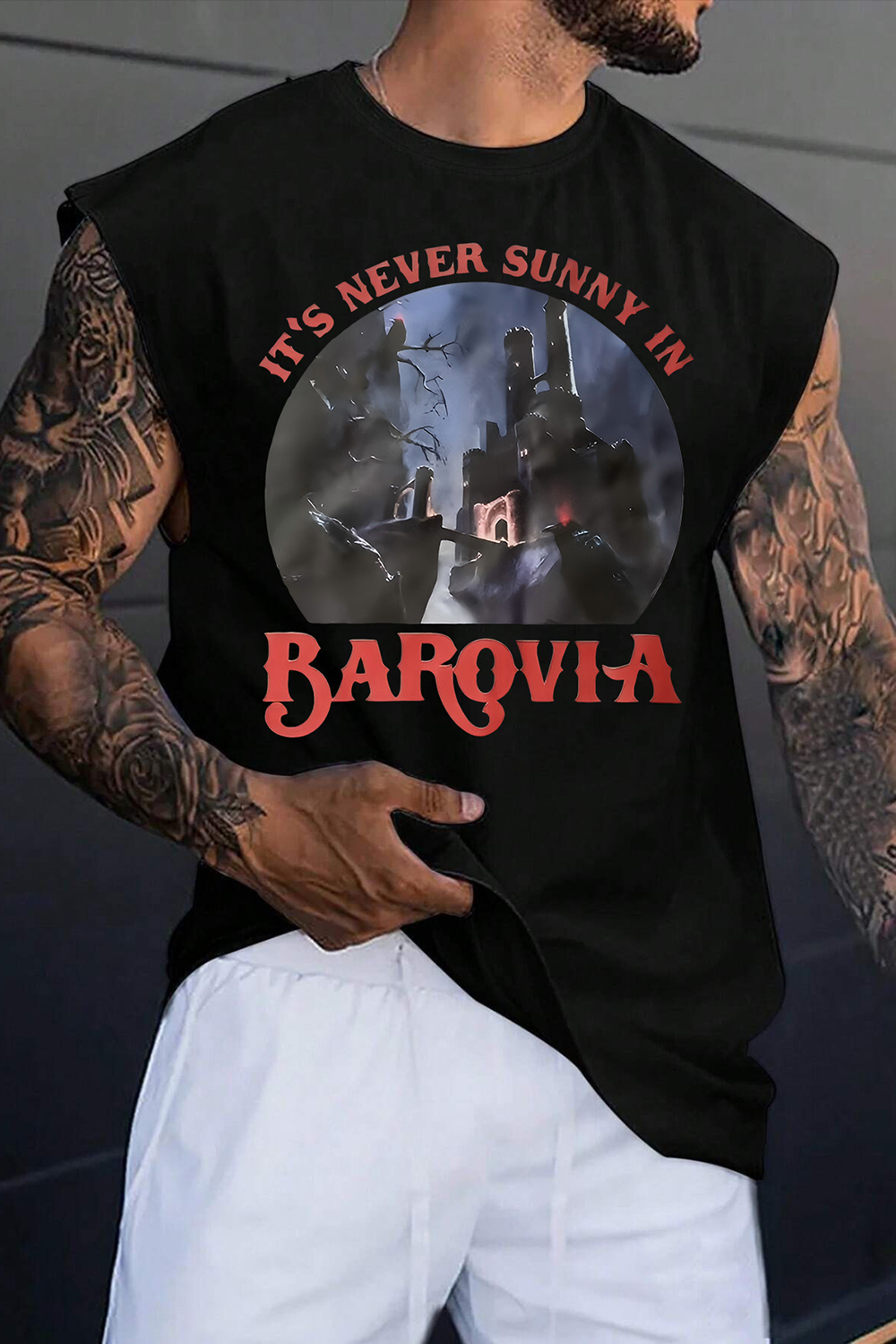 Dungeons and Dragons Barovia Tank Tee For Men