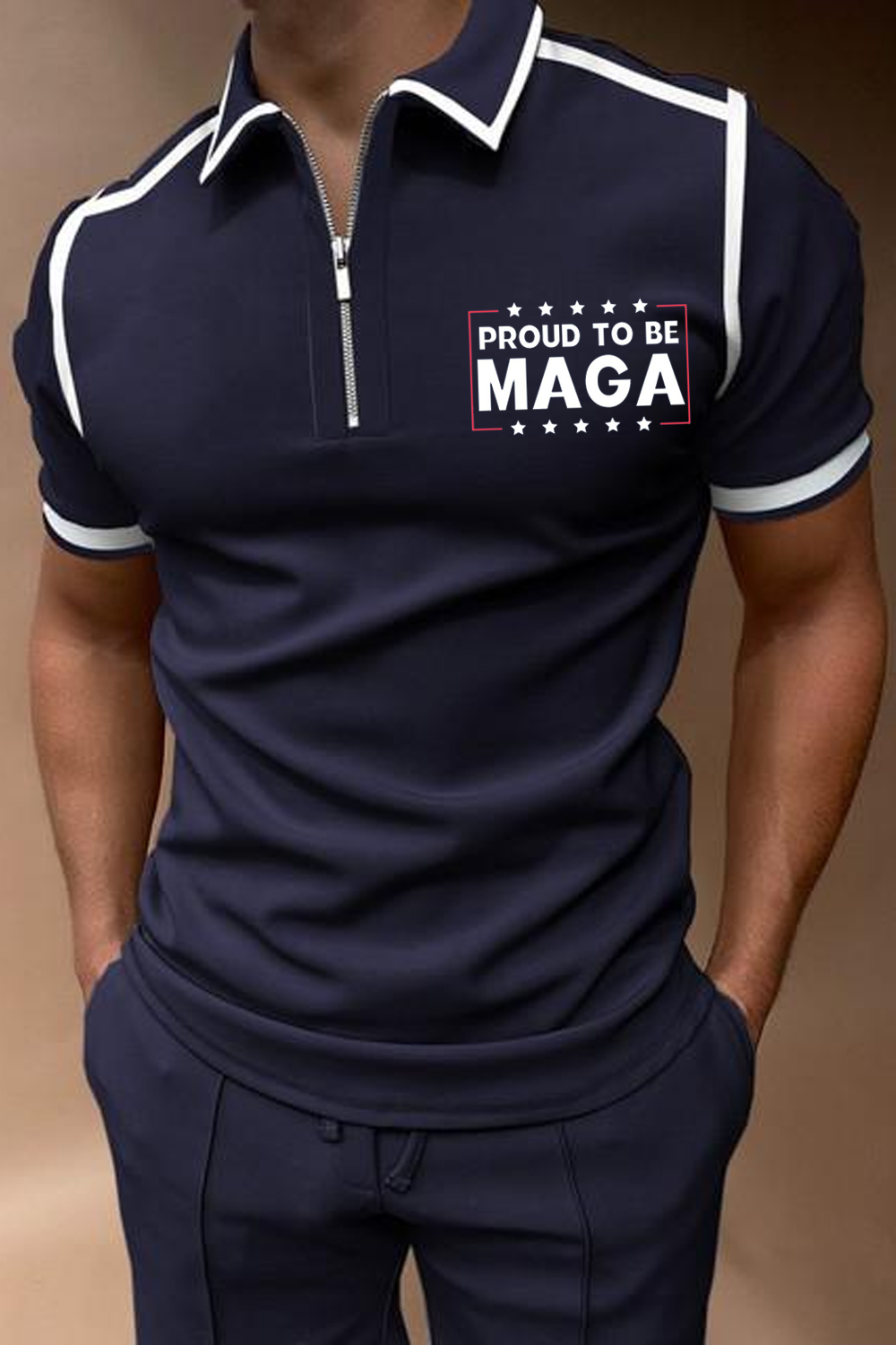 Maga Printed Polo Shirt For Men