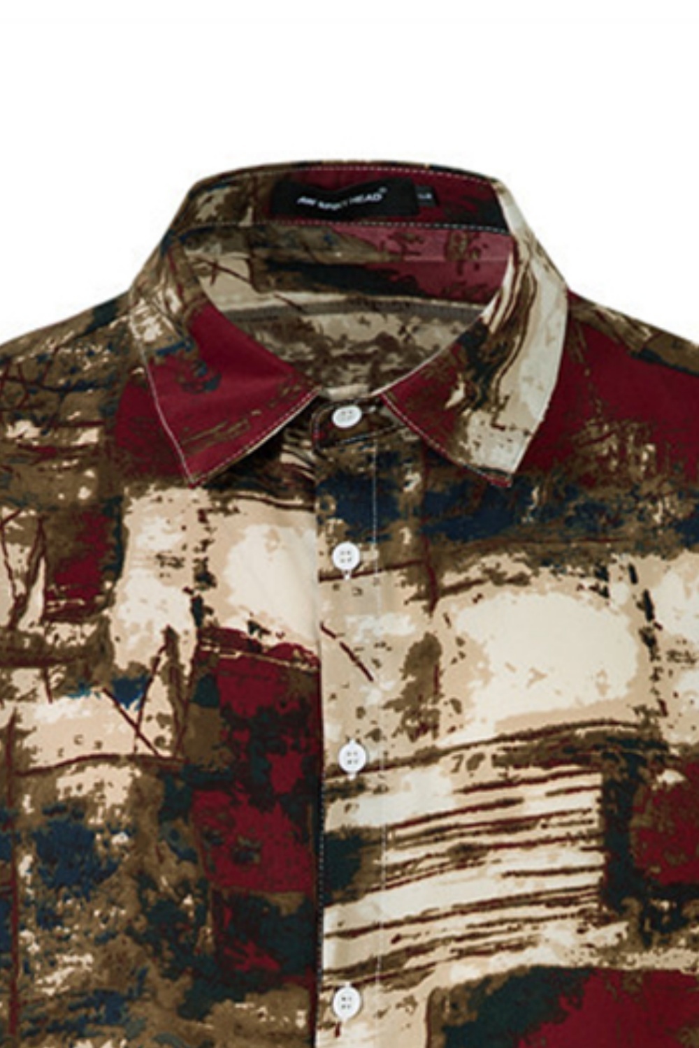 Graphic Vacation Street Print Shirt For Men