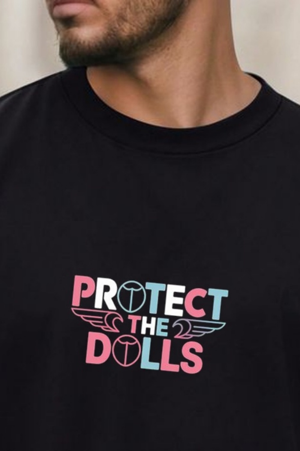 Letter Print T-Shirt Tee for Men