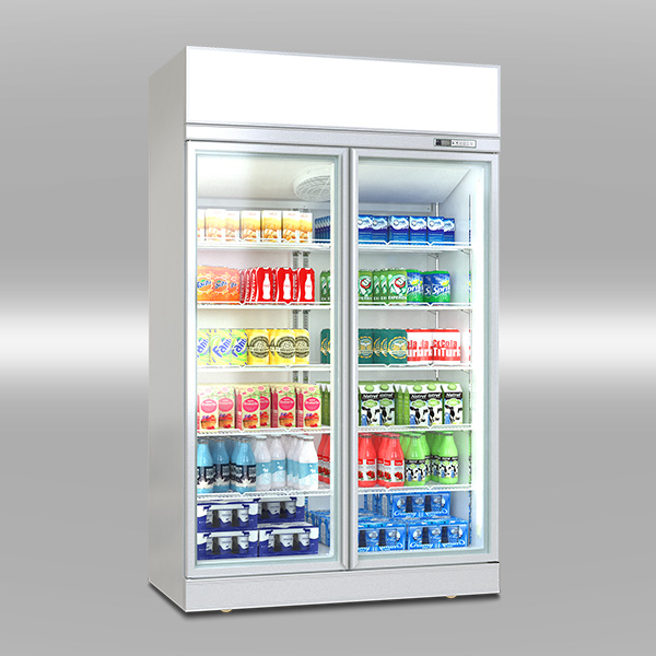 Luxury top mount showcase cooler