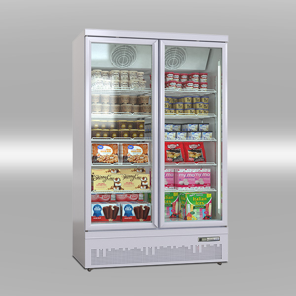 Luxury bottom mount showcase freezer